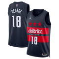 Men's Kyshawn George Washington Wizards Statement Edition Swingman NBA Basketball Jersey - Navy - view 1
