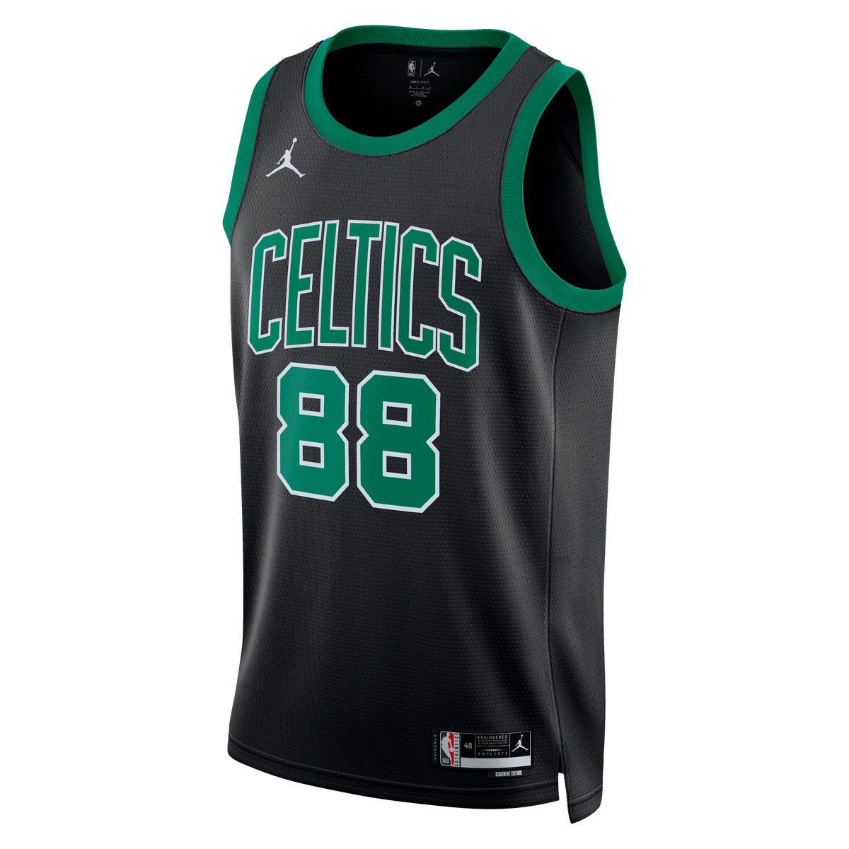 Unisex Neemias Queta Boston Celtics Statement Edition Swingman NBA Basketball Jersey - Black - view 3