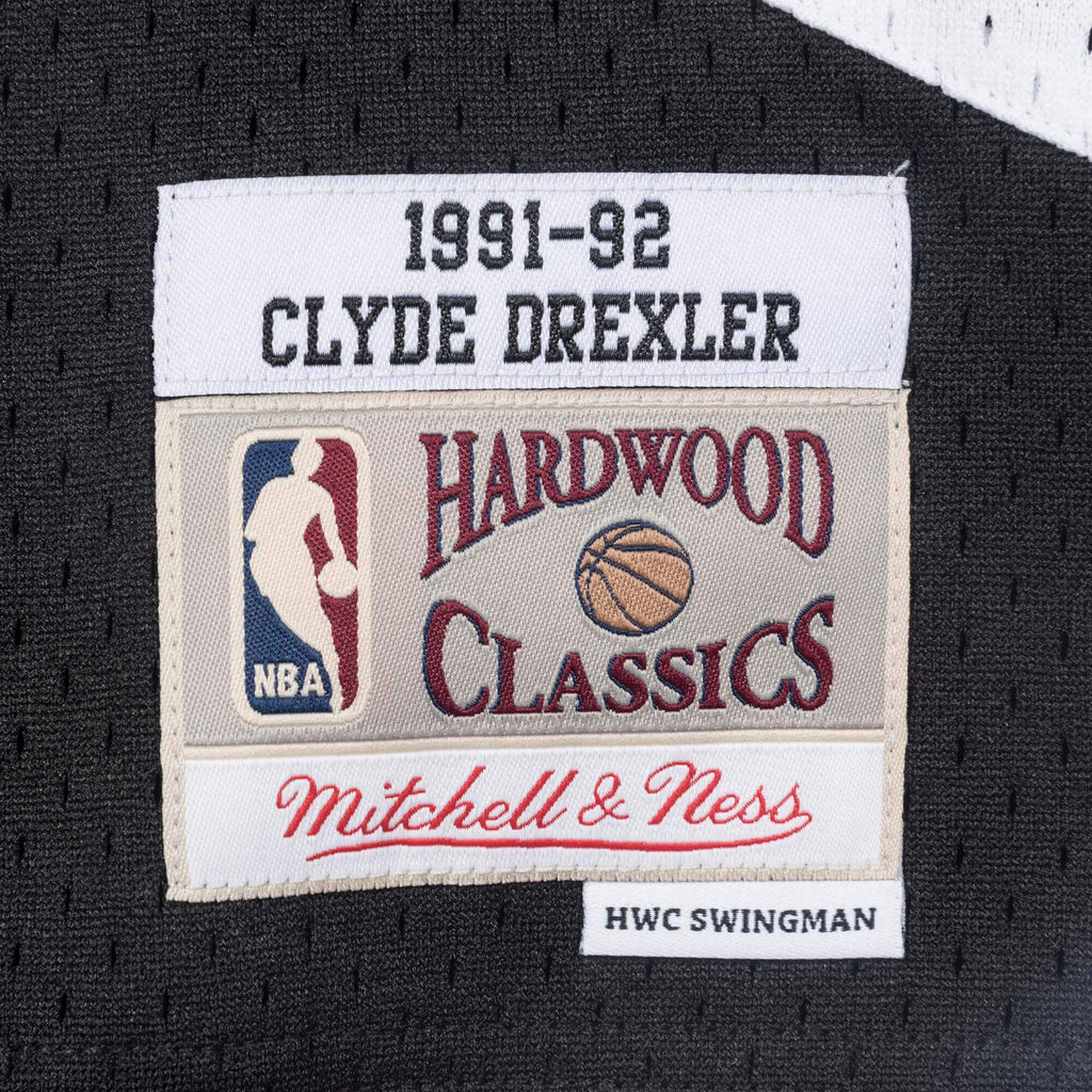 Men's Portland Trail Blazers Swingman NBA Basketball Jersey Clyde Drexler 1991-92 - view 5