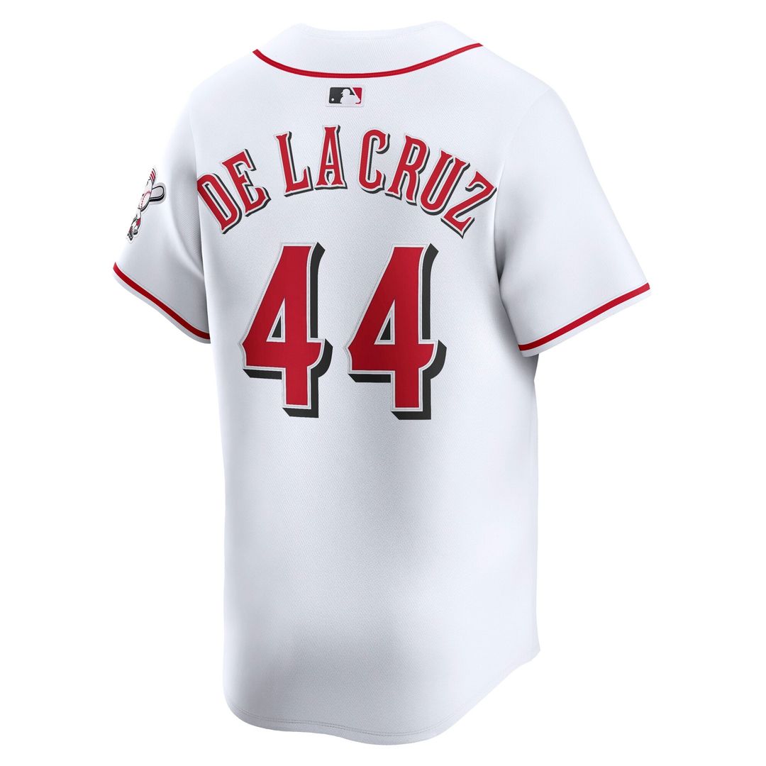 Men's Cincinnati Reds Elly De La Cruz White Home Limited MLB Baseball Jersey - view 18
