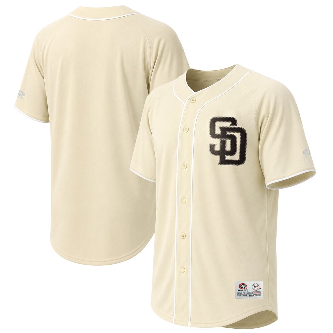 Men's San Diego Padres Cream Fashion MLB Baseball Jersey - view 1