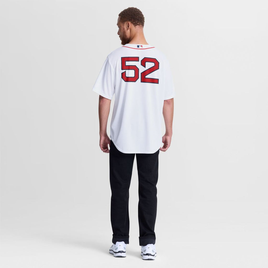Men's Boston Red Sox Wilyer Abreu White Home Replica MLB Baseball Jersey - view 5