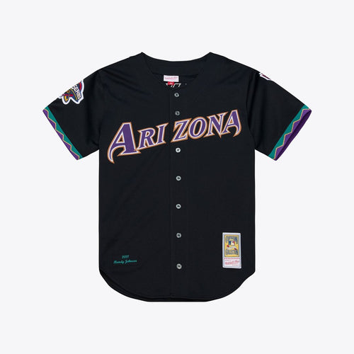 Men's Arizona Diamondbacks Randy Johnson Black 2001 MLB Baseball Jersey - view 1