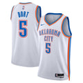 Unisex Luguentz Dort Oklahoma City Thunder Association Edition Swingman NBA Basketball Jersey - White - view 1