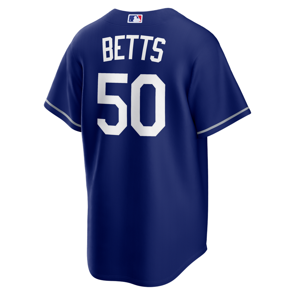 Men's Los Angeles Dodgers Mookie Betts Royal Alternate Replica MLB Baseball Jersey - view 3