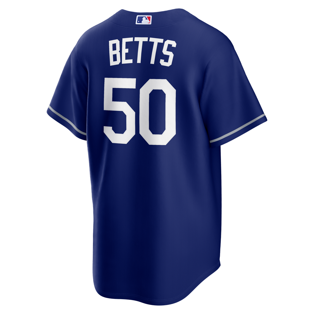 Men's Los Angeles Dodgers Mookie Betts Royal Alternate Replica MLB Baseball Jersey - view 3
