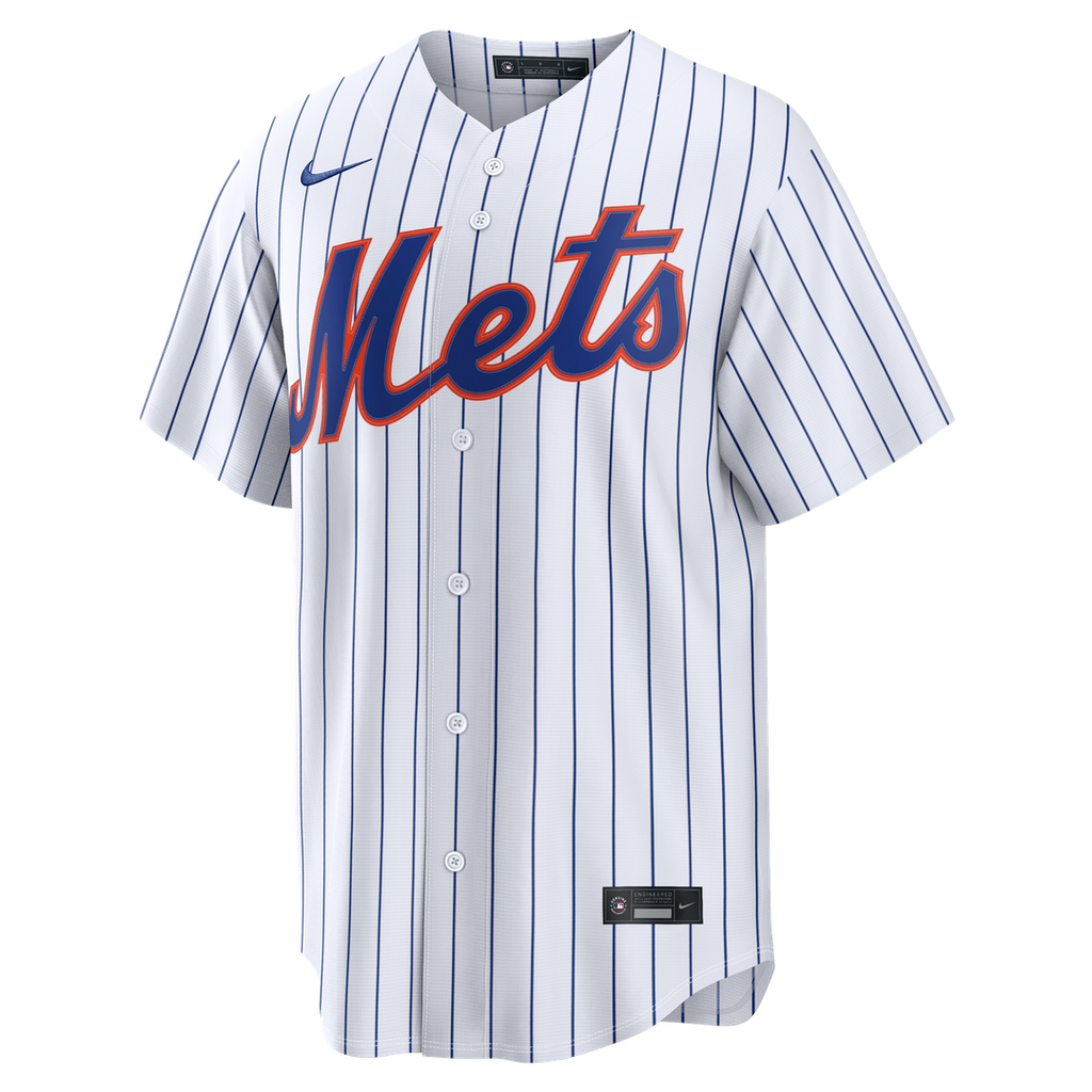 Men's New York Mets Francisco Lindor White Home Replica MLB Baseball Jersey - view 7