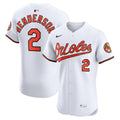 Men's Baltimore Orioles Gunnar Henderson White Home Elite MLB Baseball Jersey - view 1