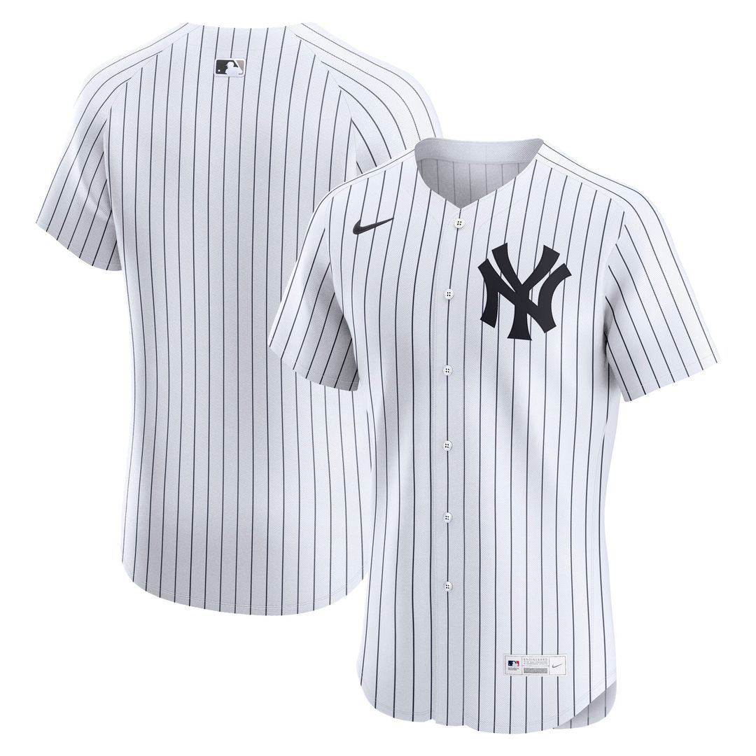 Men's New York Yankees White Home Elite MLB Baseball Jersey - view 1