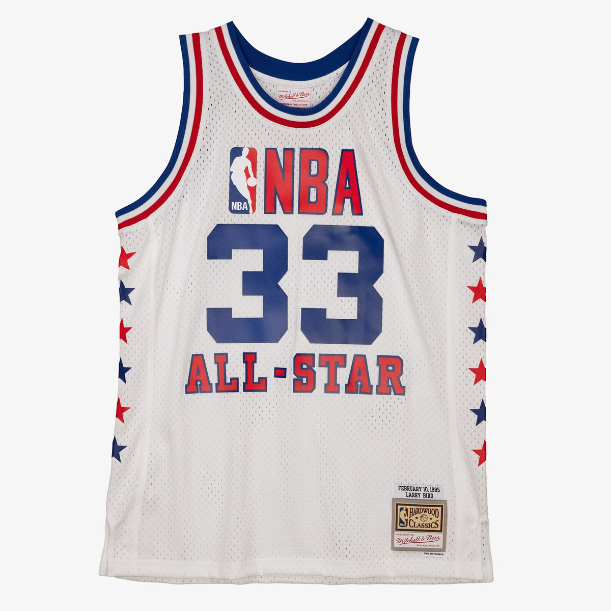 Men's NBA Larry Bird 1985 All-Star Swingman Jersey - White - view 3