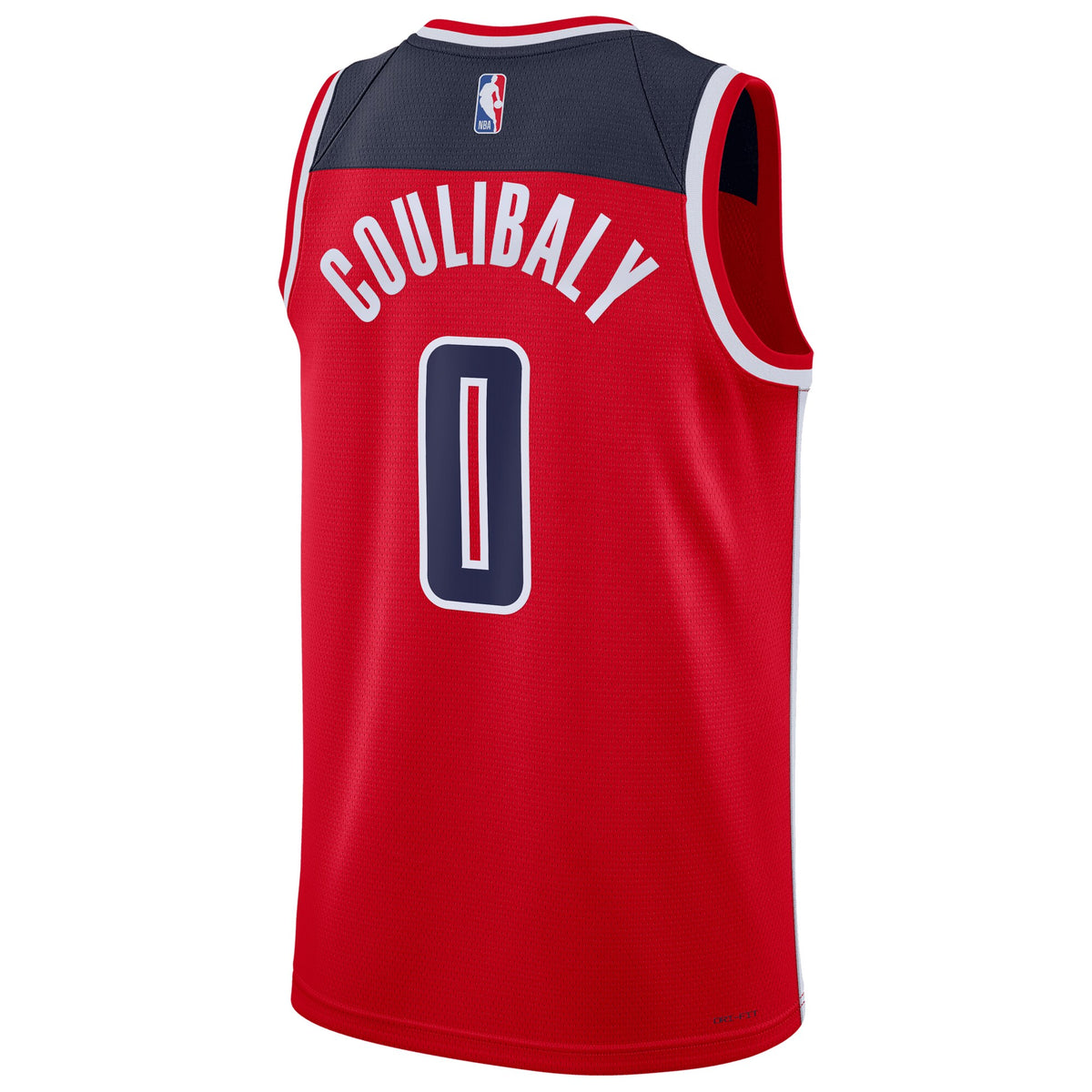 Unisex Bilal Coulibaly Washington Wizards Icon Edition Swingman NBA Basketball Jersey - Red - view 4