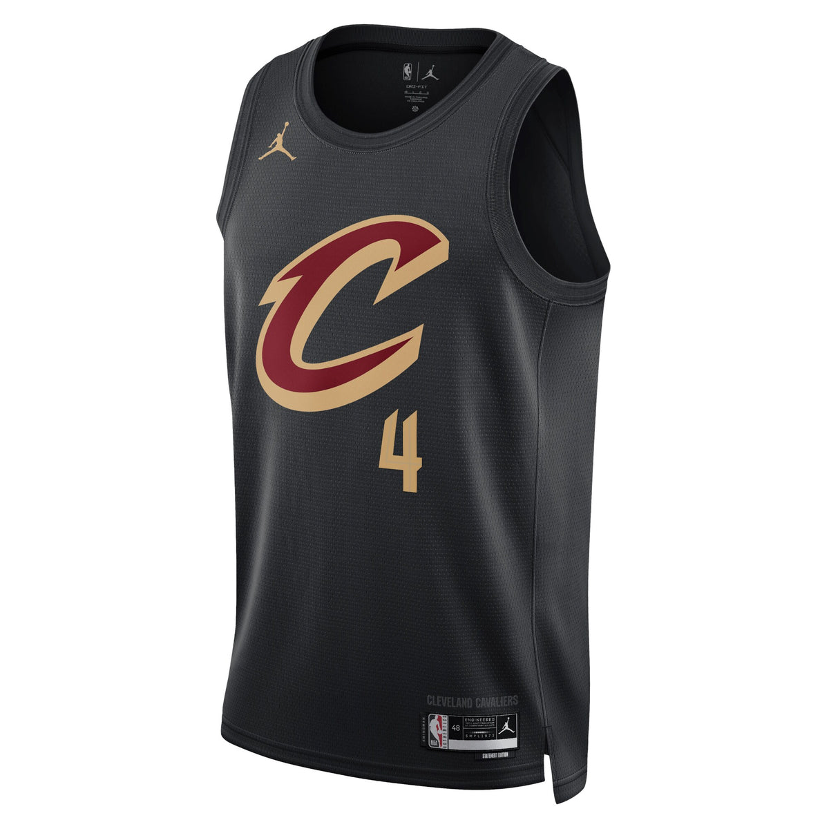 Unisex Evan Mobley Cleveland Cavaliers Statement Edition Swingman NBA Basketball Jersey - Black - view 2