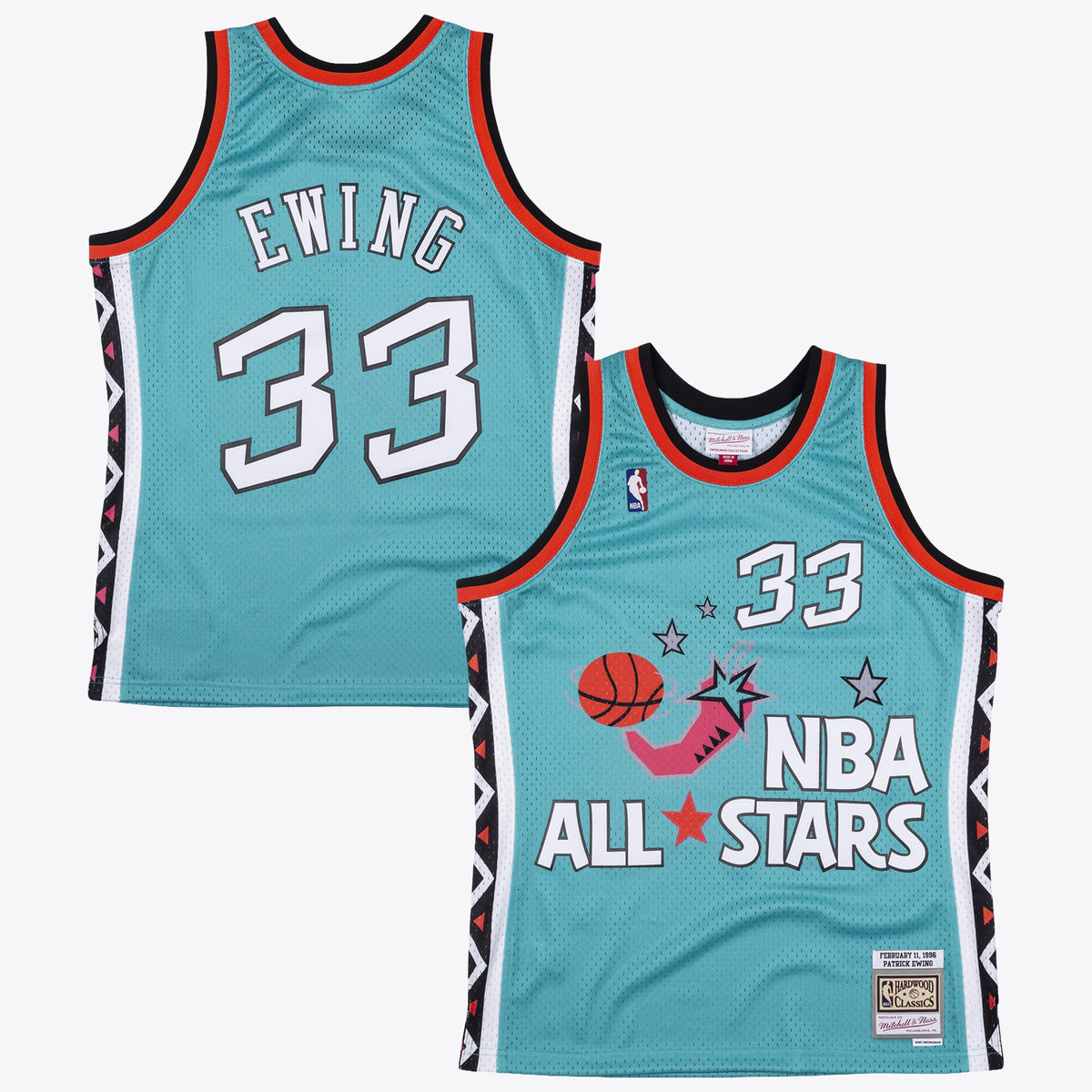Men's NBA Patrick Ewing 1996 All-Star Swingman Jersey - Teal - view 2