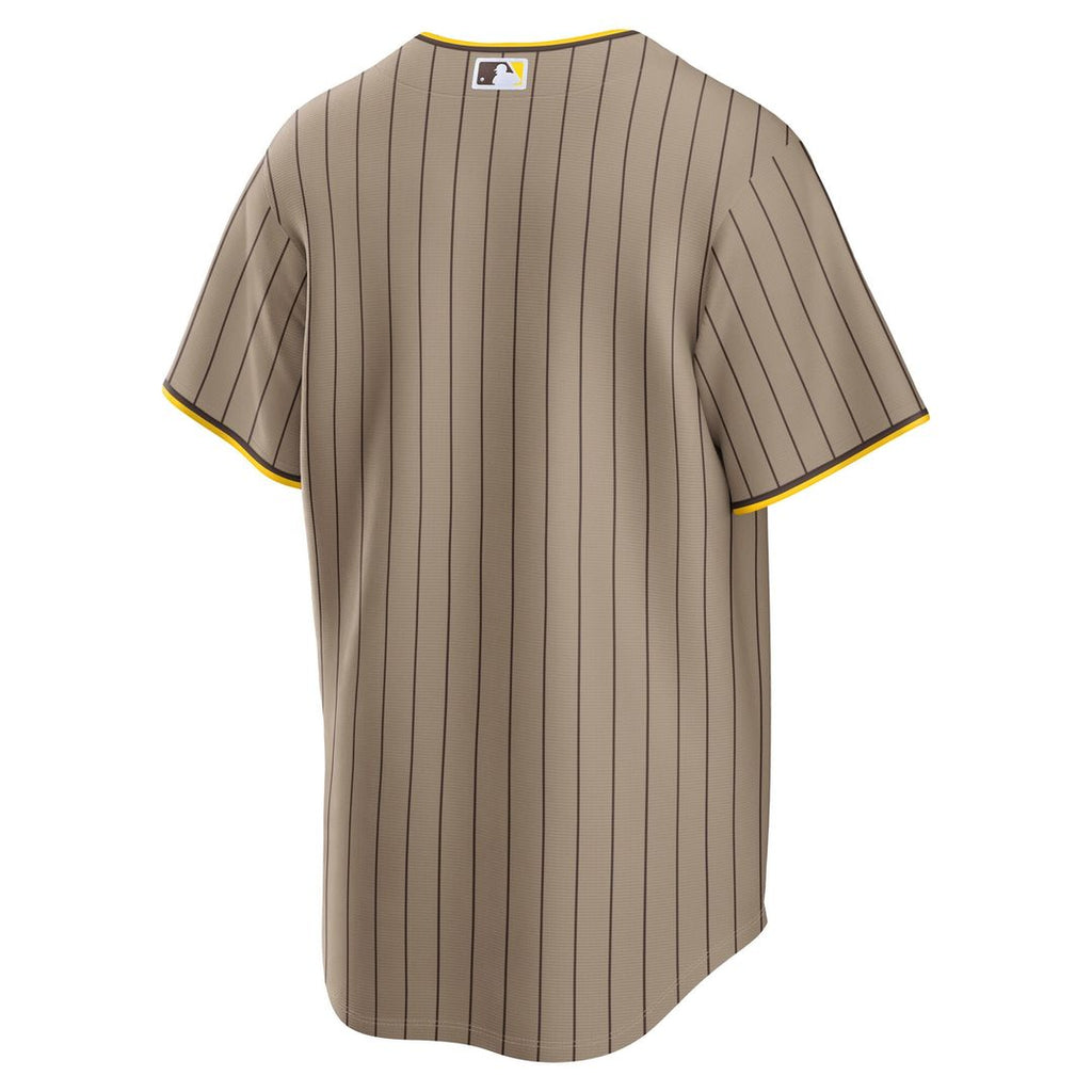 Men's San Diego Padres Sand Alternate Replica MLB Baseball Jersey - view 3
