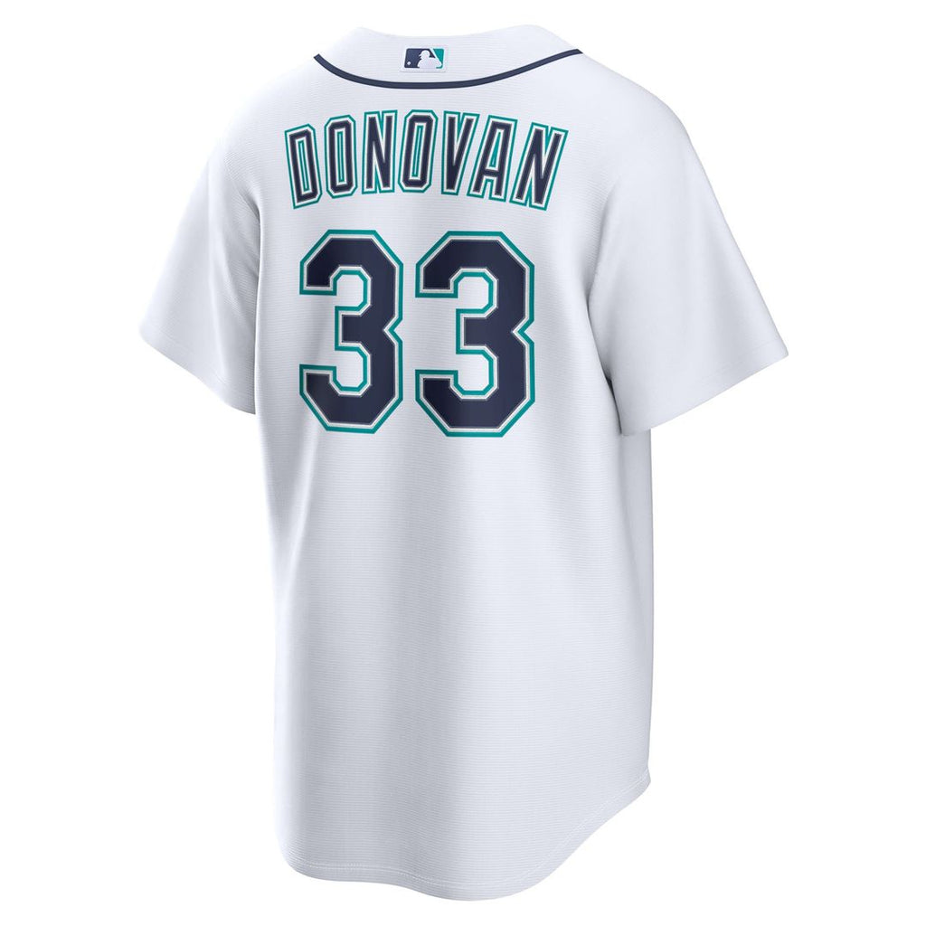 Men's Seattle Mariners Brendan Donovan White Home Replica MLB Baseball Jersey - view 3