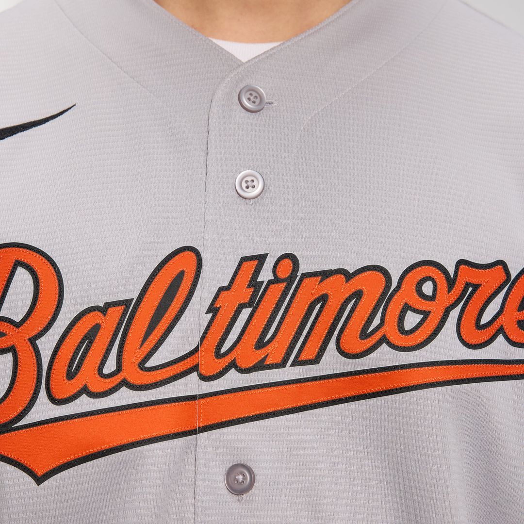 Men's Baltimore Orioles White Home Replica MLB Baseball Jersey - view 30