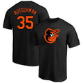 Men's Baltimore Orioles Adley Rutschman Black Big & Tall Name & Number T-Shirt - view 1