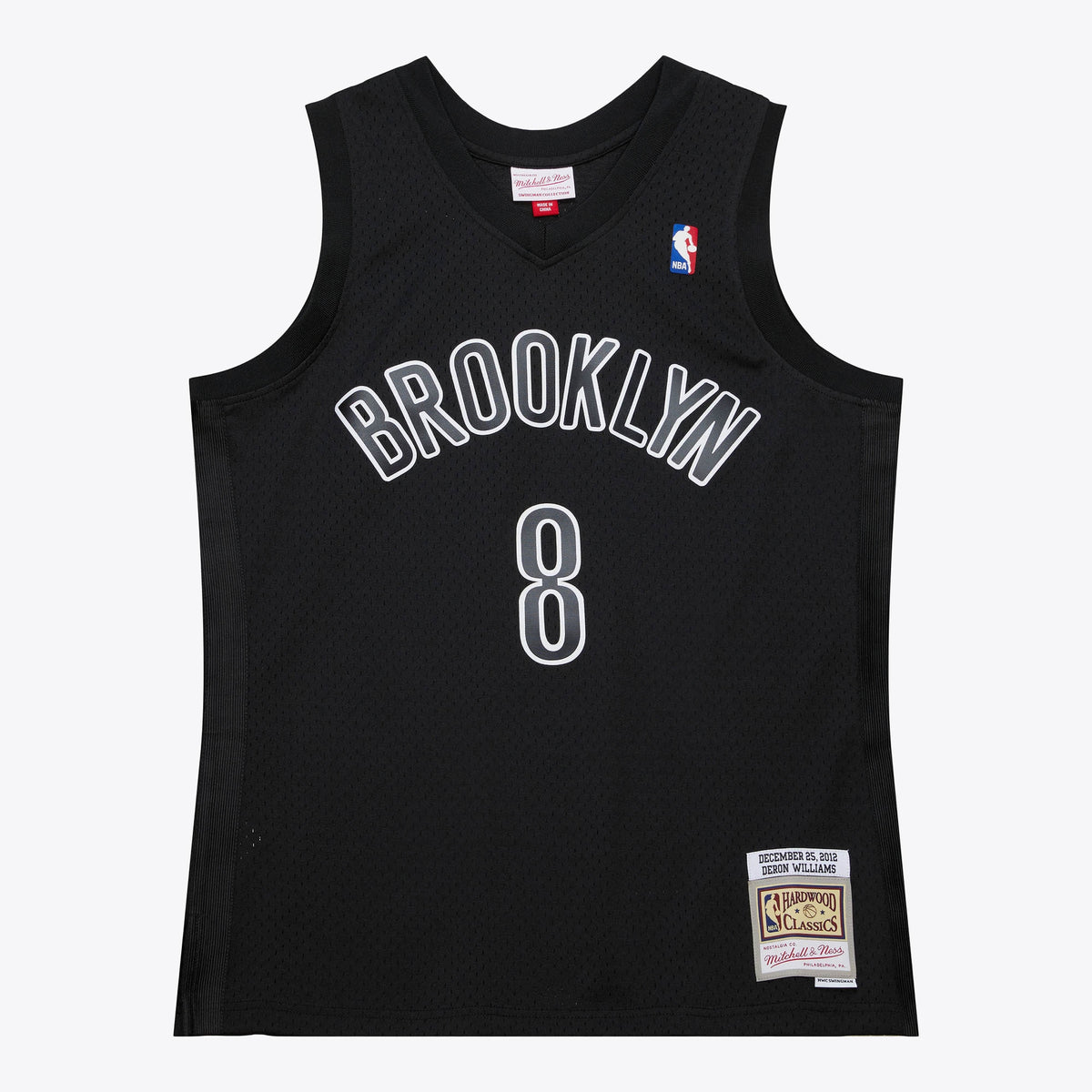 Men's Brooklyn Nets Deron Williams 2012 Day NBA Basketball Jersey - Black - view 3