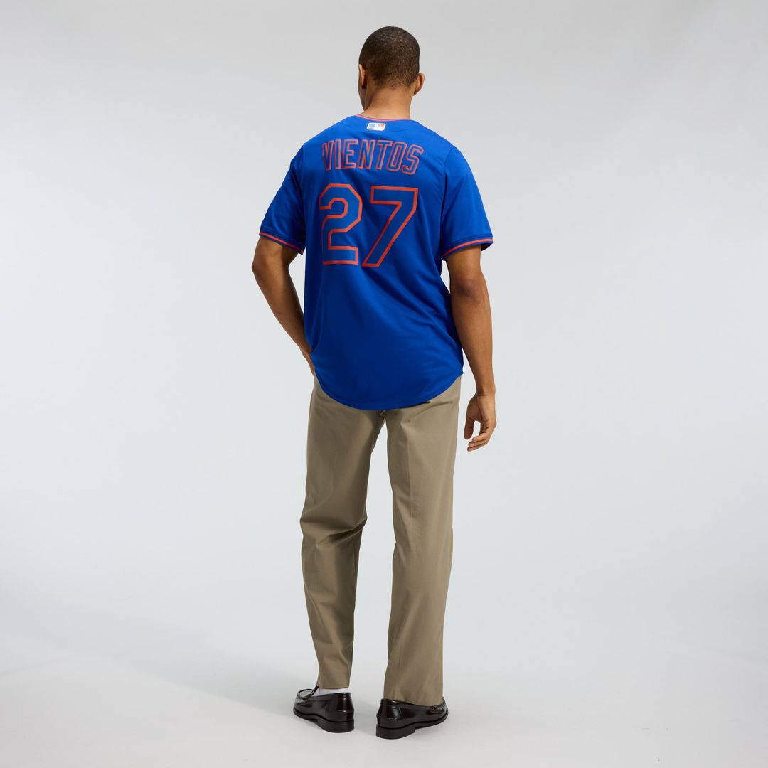 Men's New York Mets Mark Vientos Gray All-Star Limited MLB Baseball Jersey - view 34