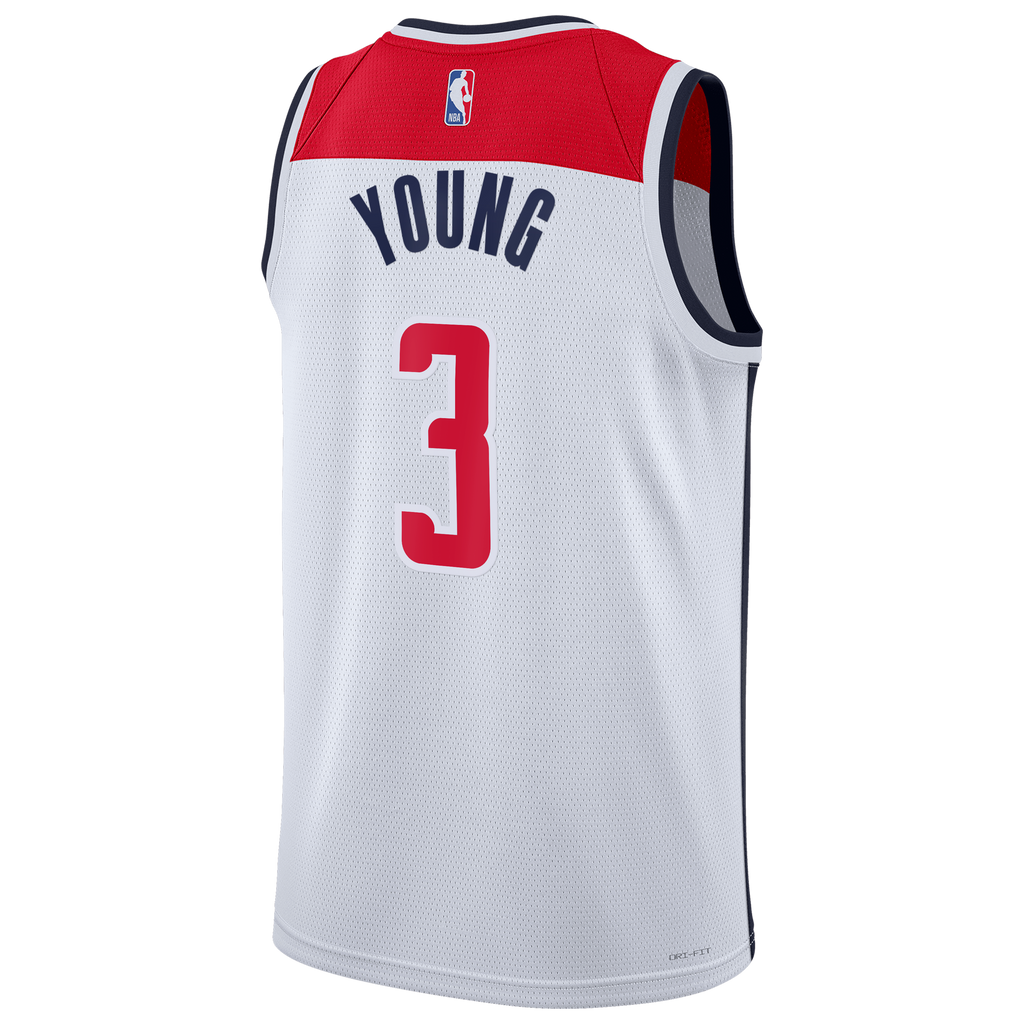 Unisex Trae Young Washington Wizards Association Edition Swingman NBA Basketball Jersey - White - view 4