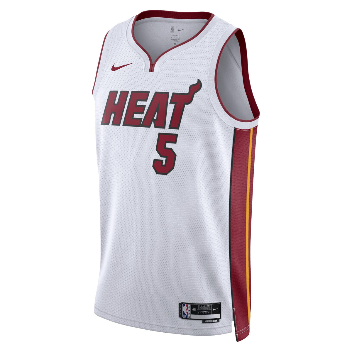 Unisex Nikola Jović Miami Heat Association Edition Swingman NBA Basketball Jersey - White - view 2