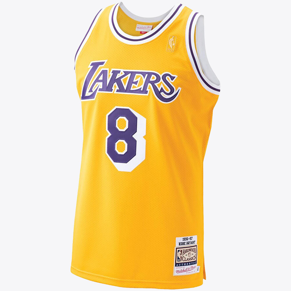 Men's Kobe Bryant Hardwood Classics 1996-97 NBA Basketball Jersey - Gold - view 2
