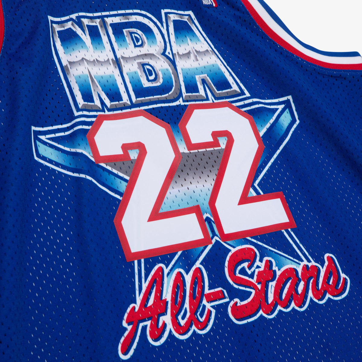 Men's NBA Clyde Drexler 1992 All-Star West Jersey - Royal Blue - view 5