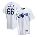 Men's Los Angeles Dodgers Tanner Scott White Home Replica MLB Baseball Jersey - view 1