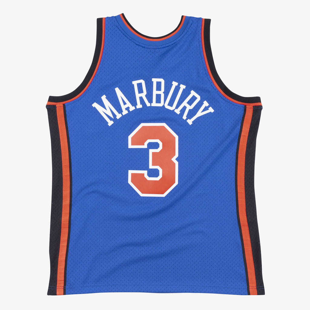 Men's New York Knicks Stephon Marbury 2006 Swingman NBA Basketball Jersey - Royal Blue - view 4