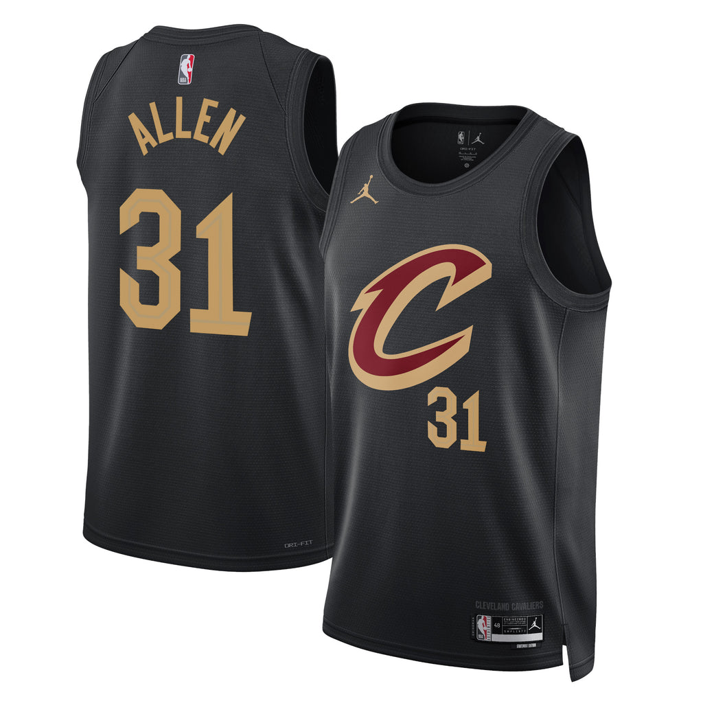 Unisex Jarrett Allen Cleveland Cavaliers Statement Edition Swingman NBA Basketball Jersey - Black - view 1