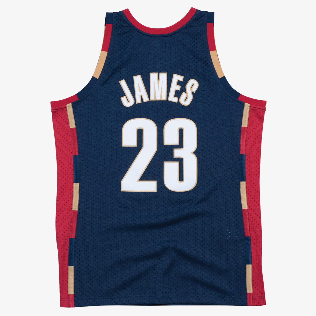 Men's Cleveland Cavaliers Swingman NBA Basketball Jersey Alternate Lebron James 2008-09 - view 3