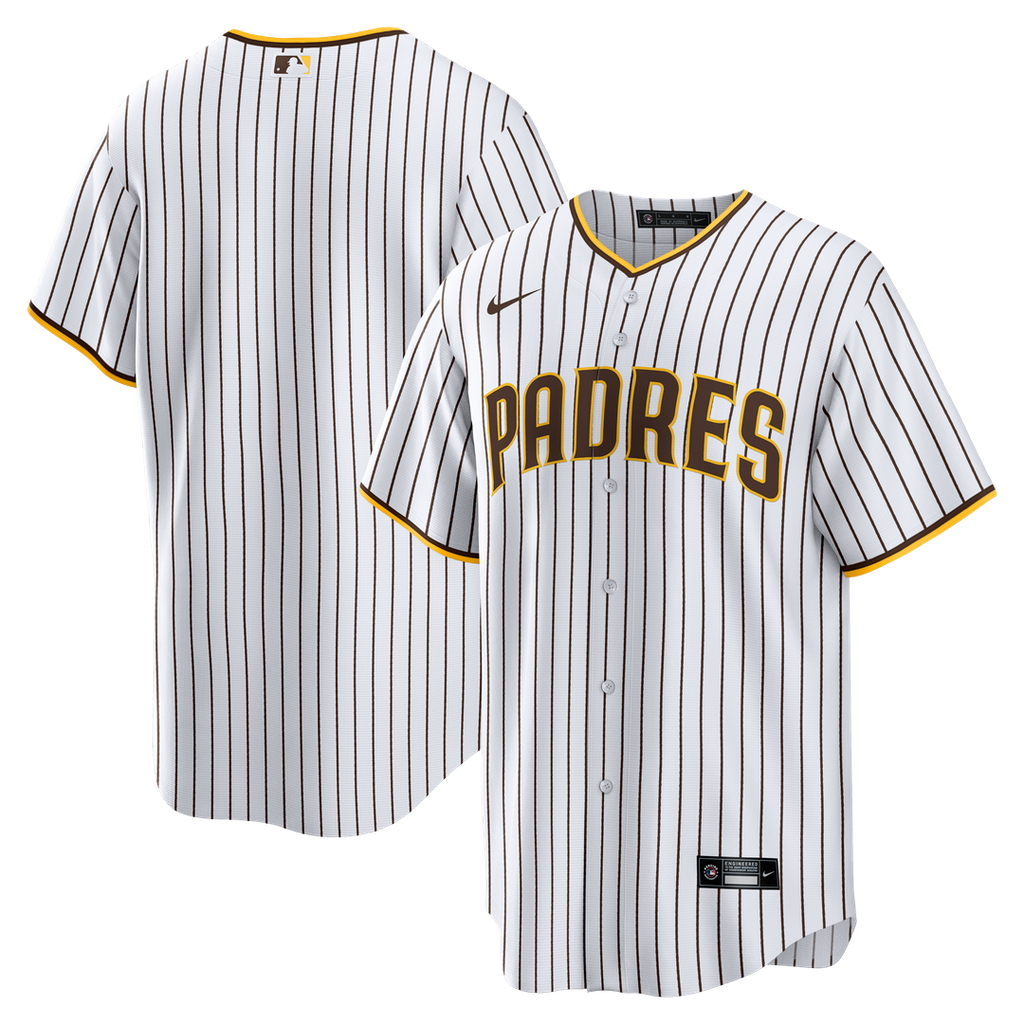 Men's San Diego Padres White Home Big & Tall Replica MLB Baseball Jersey - view 1