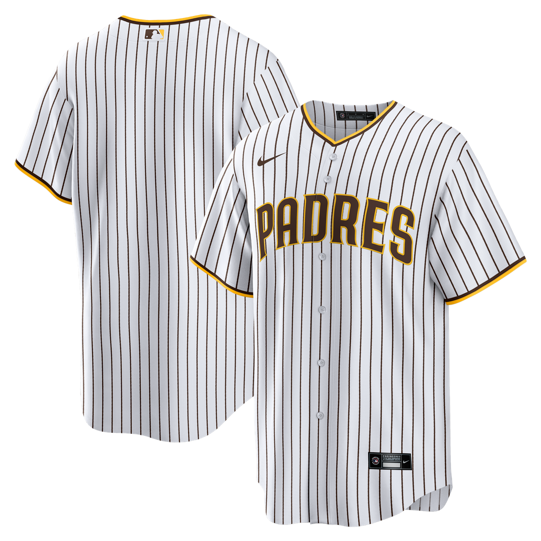 Men's San Diego Padres White Home Big & Tall Replica MLB Baseball Jersey - view 1