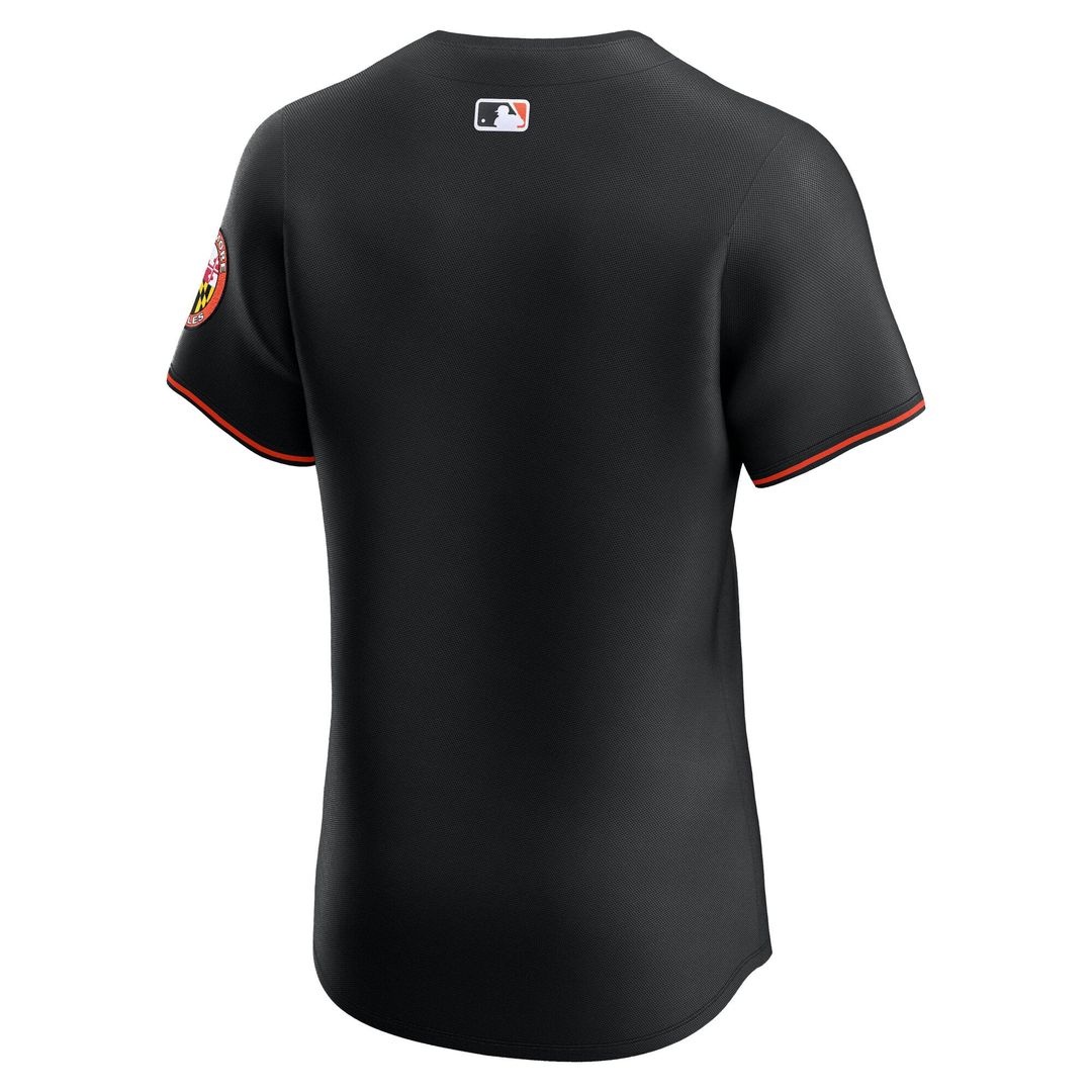 Men's Baltimore Orioles Black Alternate Elite MLB Baseball Jersey - view 3