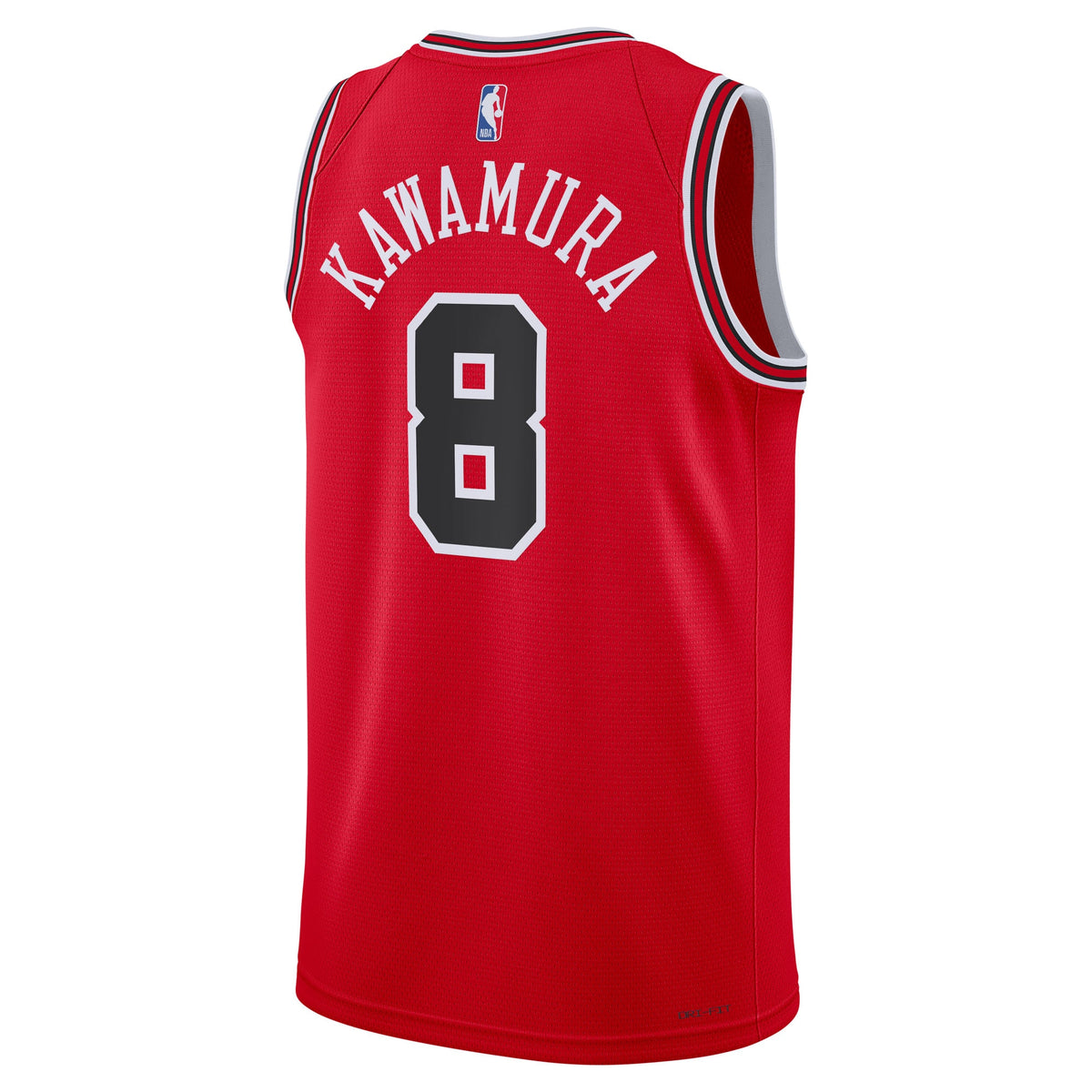 Unisex Yuki Kawamura Chicago Bulls Icon Edition Swingman NBA Basketball Jersey - Red - view 4