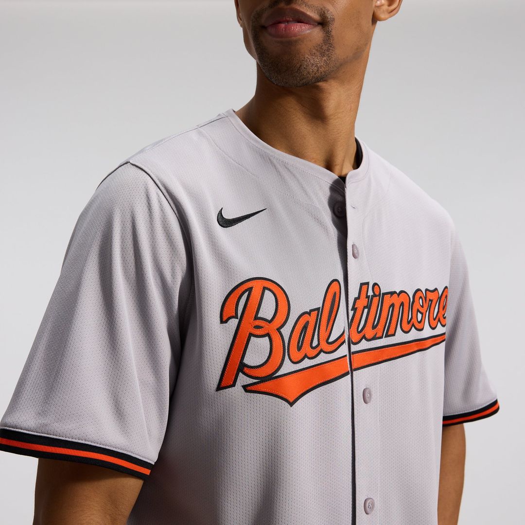 Men's Baltimore Orioles White Home Limited MLB Baseball Jersey - view 36