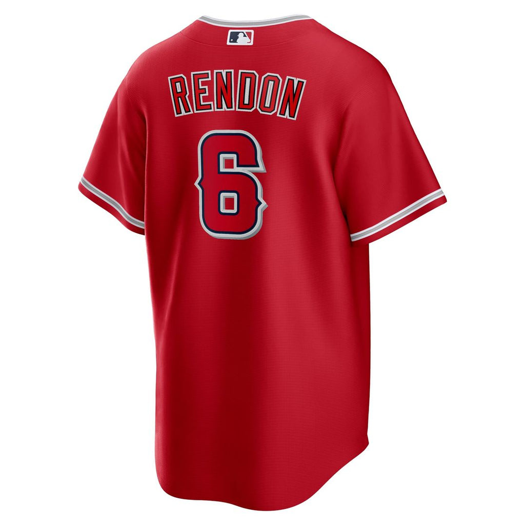 Men's Los Angeles Angels Anthony Rendon Red Alternate Replica Player Name MLB Baseball Jersey - view 3
