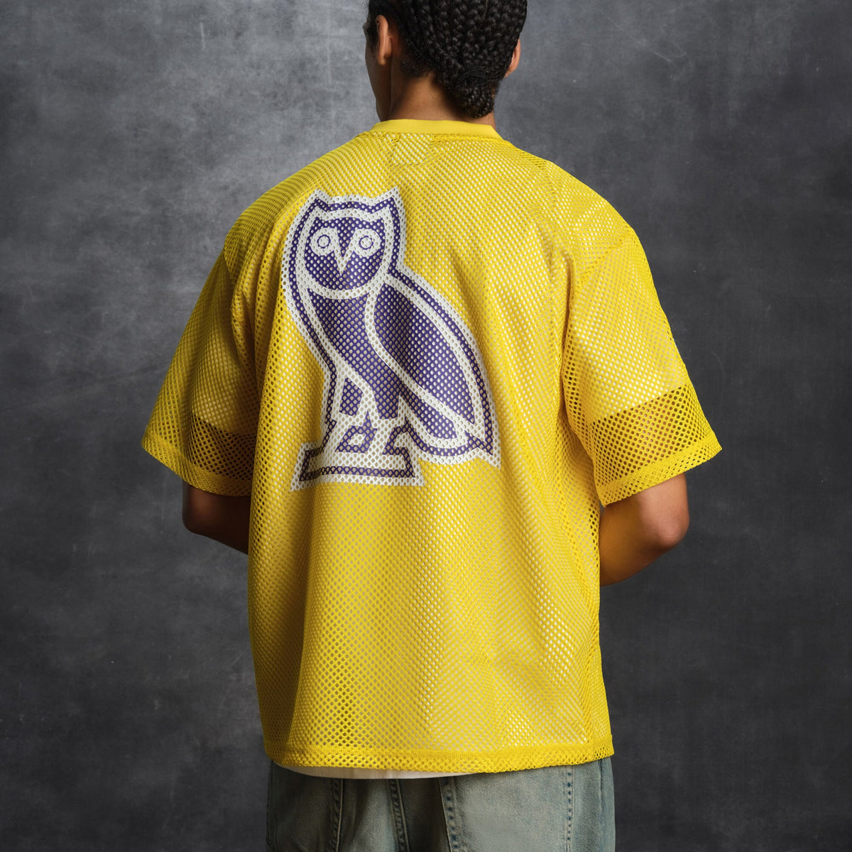 Men's Los Angeles Lakers X Mesh Football NBA Basketball Jersey - view 9