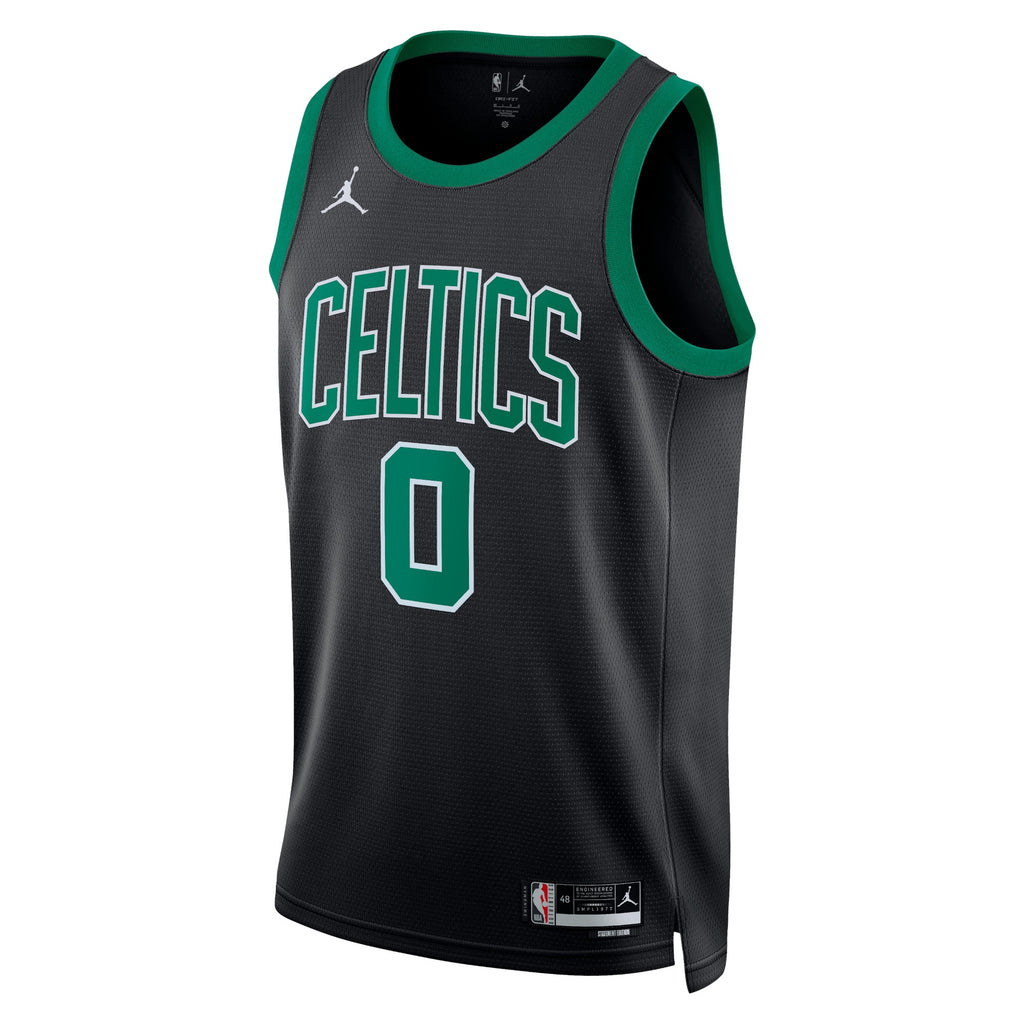 Unisex Jayson Tatum Boston Celtics Statement Edition Swingman NBA Basketball Jersey - Black - view 2