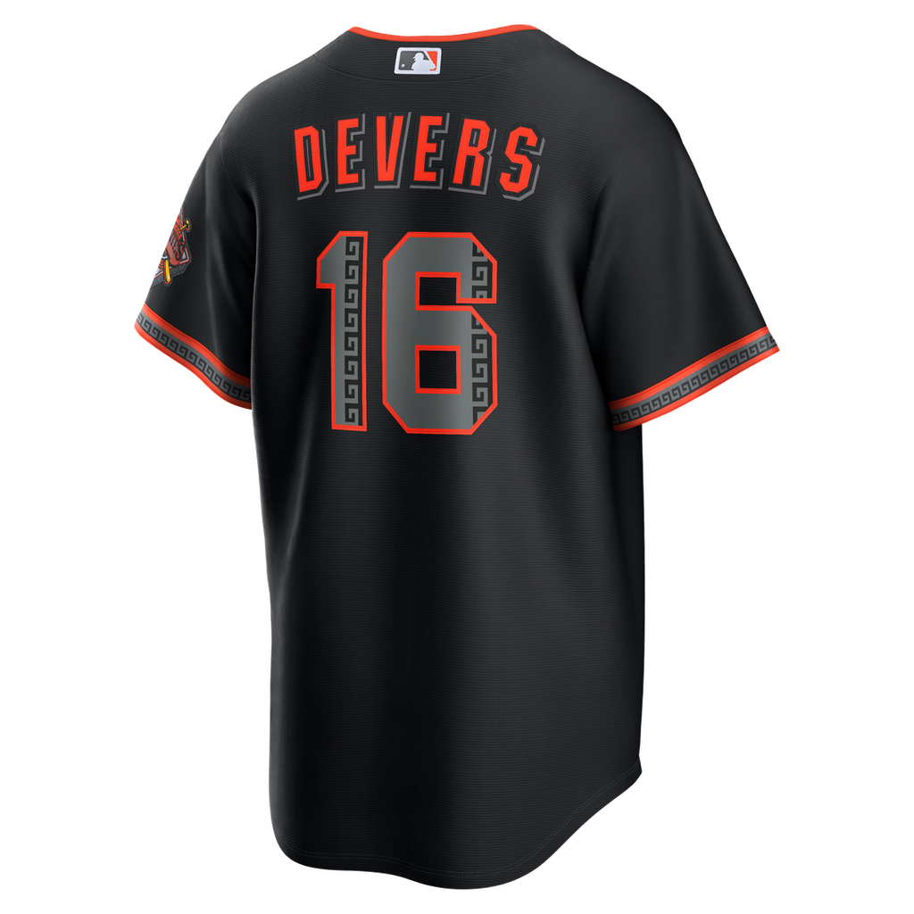 Men's San Francisco Giants Rafael Devers Black Alternate Stadium MLB Baseball Jersey - view 3