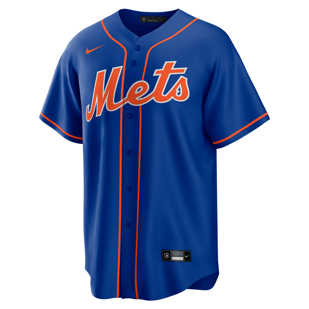 Men's New York Mets Francisco Lindor Royal Alternate Replica MLB Baseball Jersey - view 7