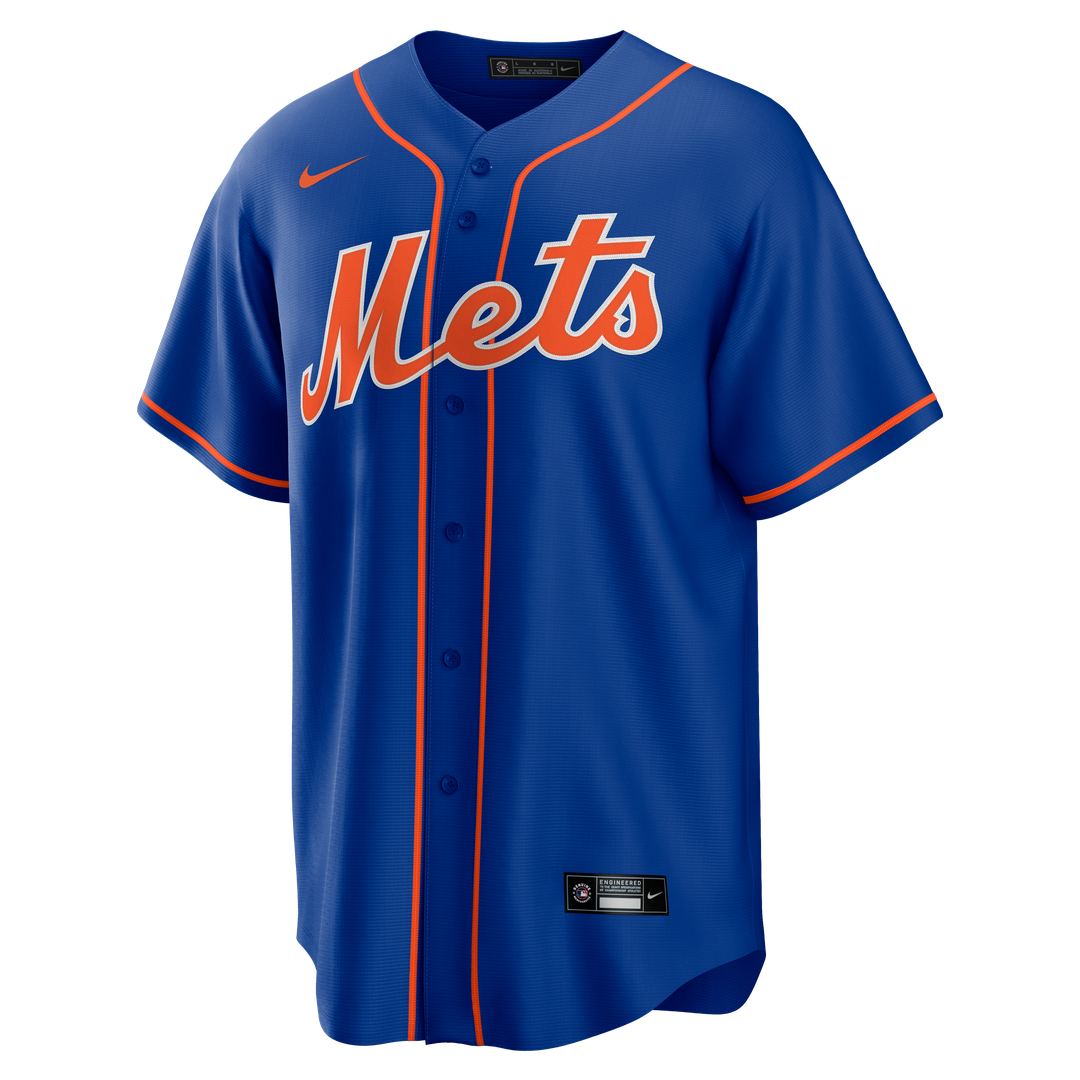 Men's New York Mets Francisco Lindor Royal Alternate Replica MLB Baseball Jersey - view 7