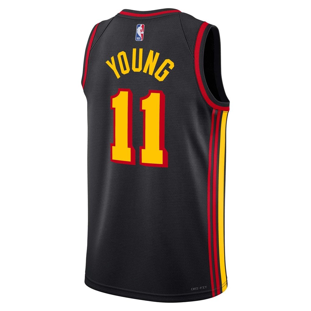 Unisex Atlanta Hawks Statement Edition Swingman NBA Basketball Jersey - Trae Young - view 4