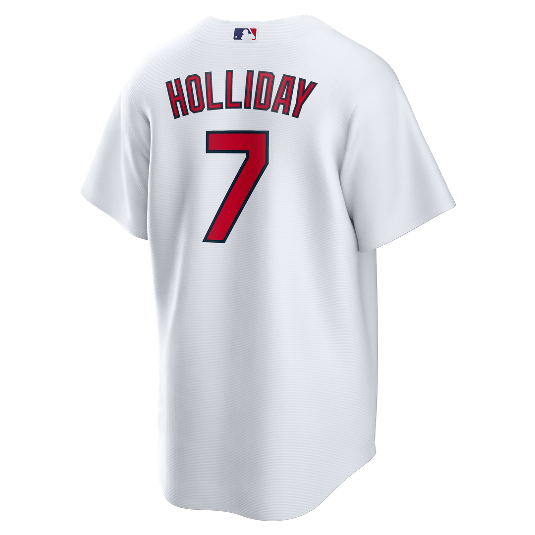 Men's St. Louis Cardinals Matt Holliday White Home Retired Player Replica MLB Baseball Jersey - view 3