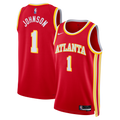 Unisex Jalen Johnson Atlanta Hawks Icon Edition Swingman NBA Basketball Jersey - Red - view 1