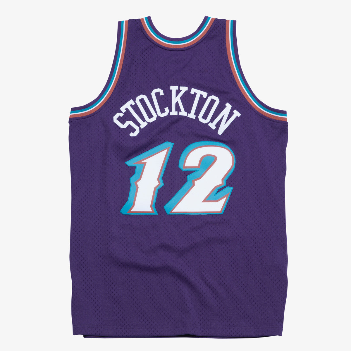 Men's Utah Jazz Swingman NBA Basketball Jersey Road John Stockton 1996-97 - view 3