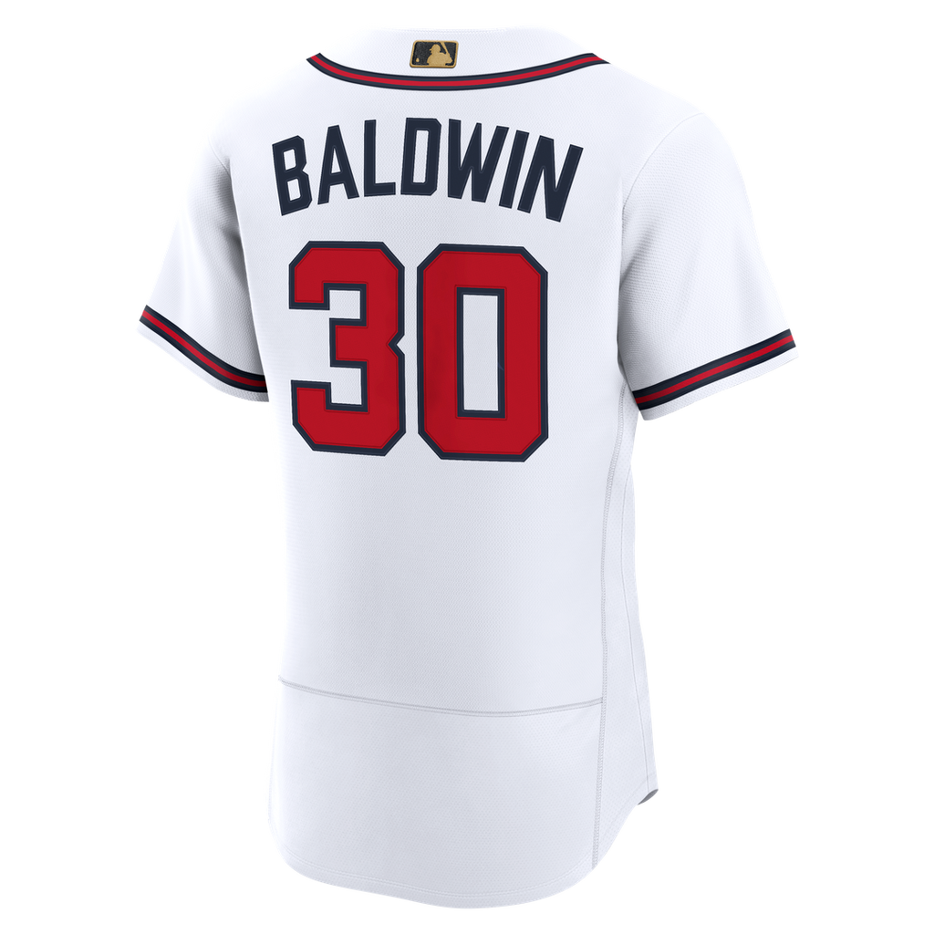 Men's Atlanta Braves Drake Baldwin White MLB Awards Jersey - view 6