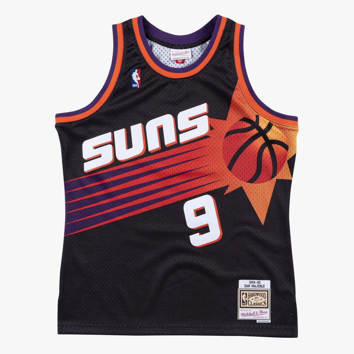 Men's Phoenix Suns Dan Majerle 1994 Swingman Alt Road NBA Basketball Jersey - Black - view 3