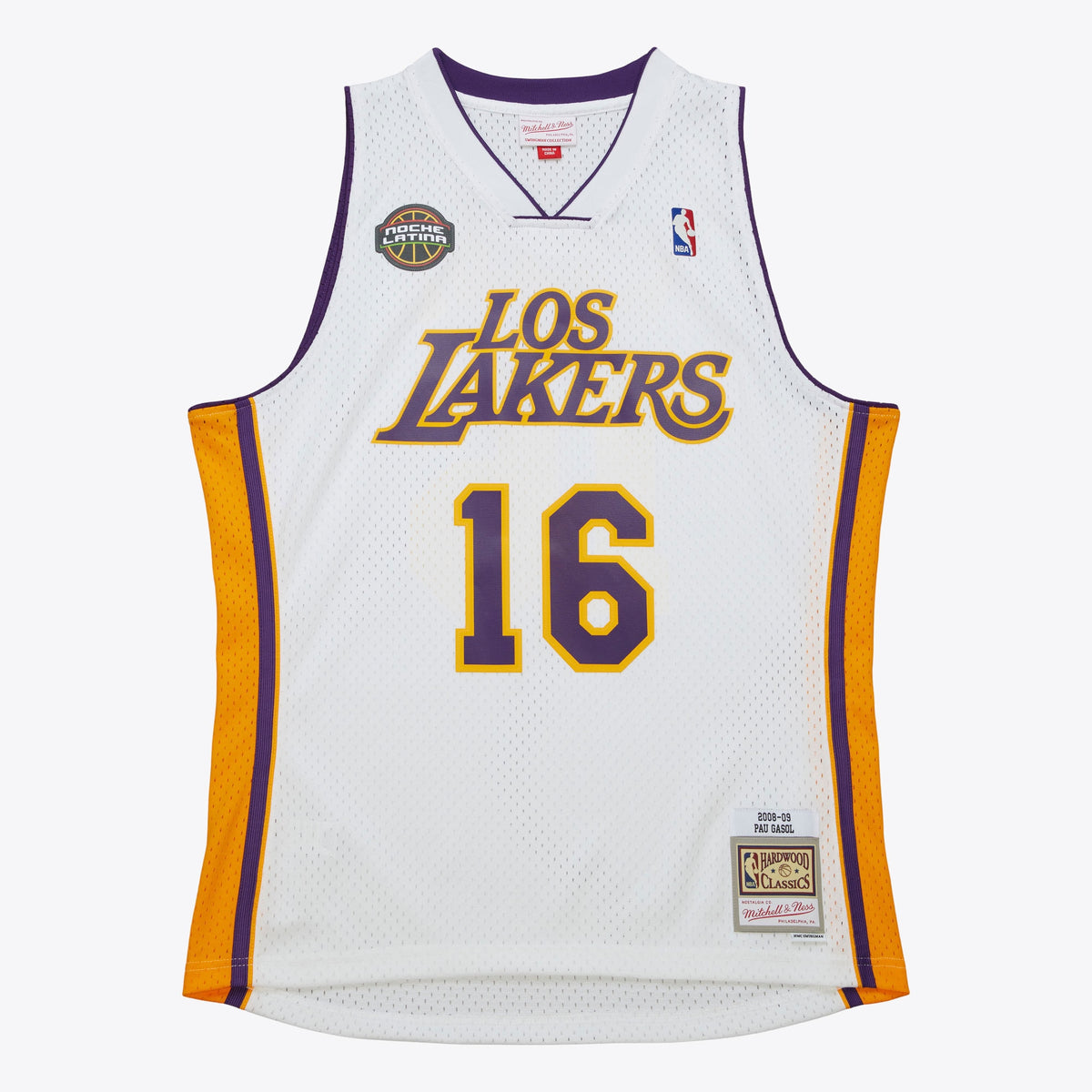 Men's Los Angeles Lakers Swingman NBA Basketball Jersey Pau Gasol 2008 - view 1