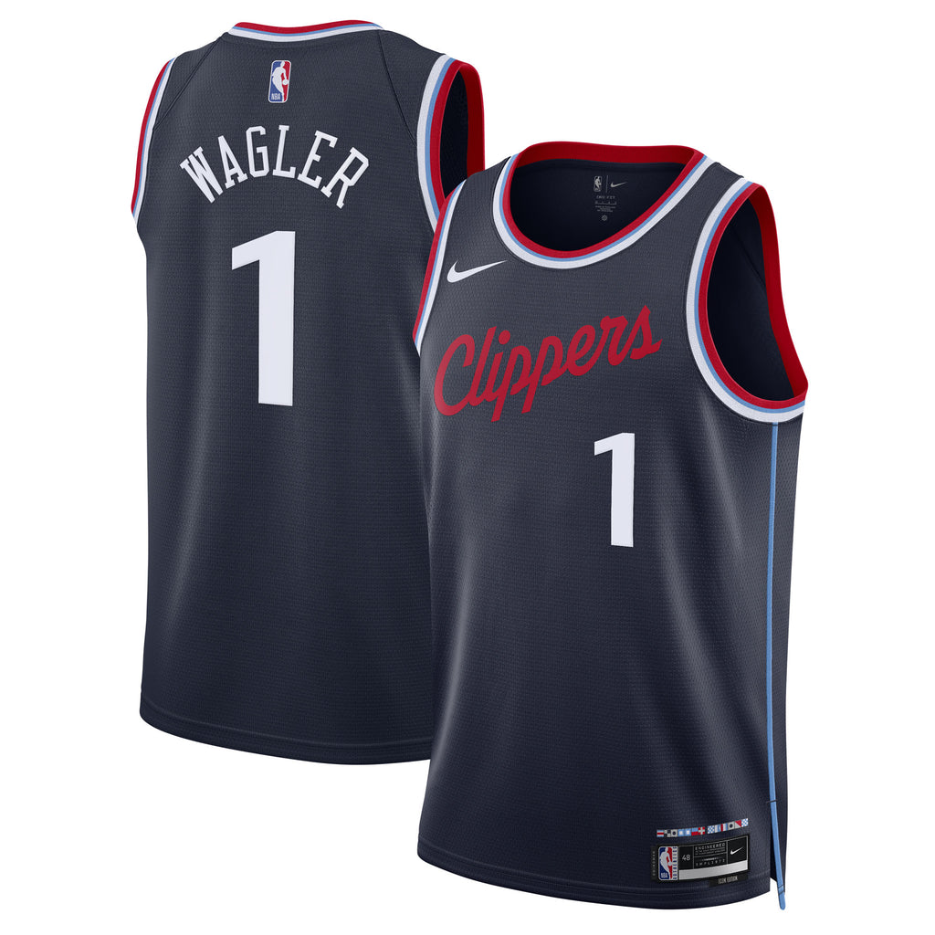 Unisex Keaton Wagler LA Clippers Replica Icon Swingman NBA Basketball Jersey - Navy - view 1